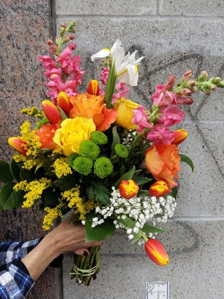 Le bouquet Jeanne - 75$ à 175$ (style de Noel disponible)