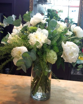 Pivoines Corail et verdures- 75$ à 175$
